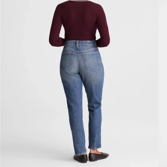 NWT Everlane The Curvy 90's Cheeky Straight Jean Light Wash Denim Size 30 Womens - Picture 3 of 12